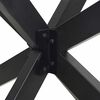 vidaXL Noha j&iacute;deln&iacute;ho stolu ve tvaru pavouka antracitov&aacute; 85 x 85 x (72-73) cm ocel