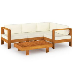 vidaXL 5d&iacute;ln&aacute; zahradn&iacute; sedac&iacute; souprava s pol&scaron;t&aacute;ři 100 x 60 cm ak&aacute;ciov&eacute; dřevo