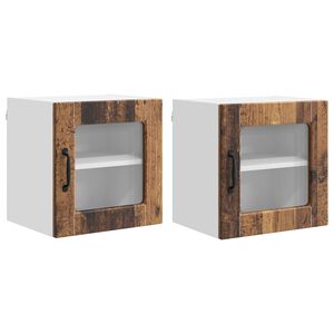 vidaXL Kryc&iacute; deska myčky na n&aacute;dob&iacute; 2 pcs Star&eacute; dřevo 40 x 31 x 40 cm