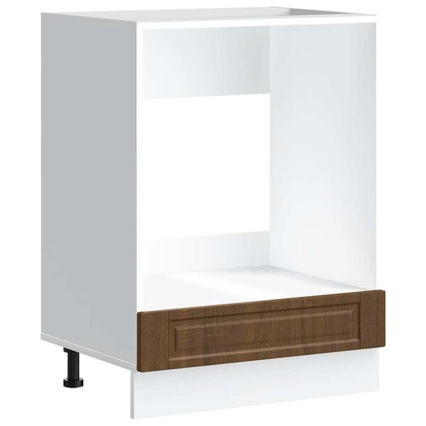 vidaXL Skříňka na troubu "Porto" hnědý dub kompozitní dřevo