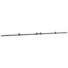 vidaXL Sada př&iacute;slu&scaron;enstv&iacute; pro posuvn&eacute; dveře 427 cm ocelov&aacute; čern&aacute;