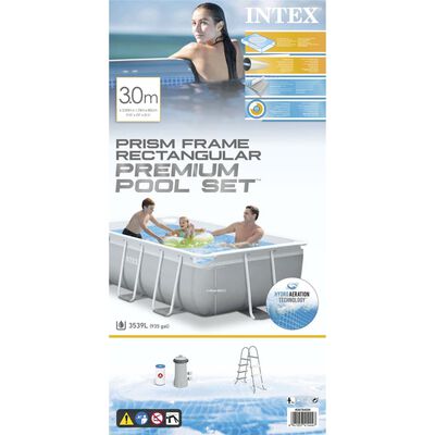 Intex Bazén Prism Frame s příslušenstvím obdélníkový 300 x 175 x 80 cm