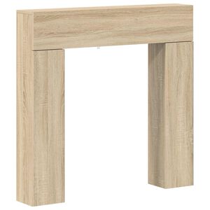 vidaXL R&aacute;m krbu Dub sonoma 102 x 18 x 100,5 cm Kompozitn&iacute; dřevo