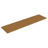 vidaXL N&aacute;stěnn&yacute; čeln&iacute;k 12 pcs Hněd&aacute; 60 x 15 cm samet