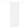 vidaXL Posuvn&eacute; dveře ORKDAL 86 x 198,5 cm Kompozitn&iacute; dřevo B&iacute;l&aacute;