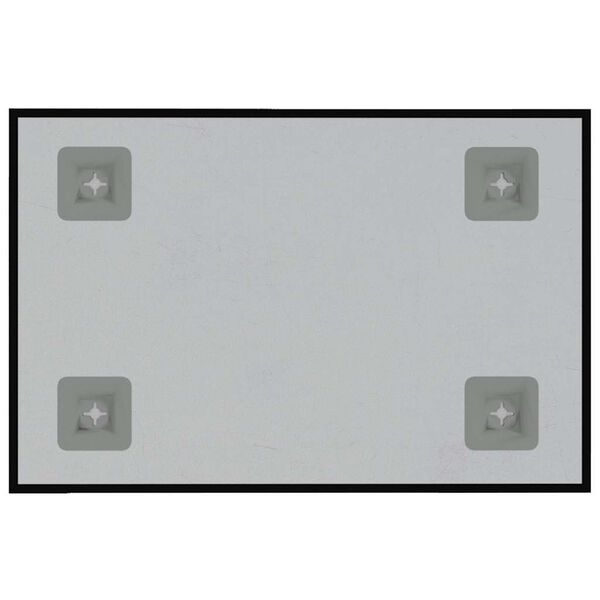 vidaXL Nástěnná magnetická tabule černá 40 x 30 cm tvrzené sklo