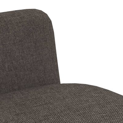 vidaXL Jídelní židle 4 ks taupe textil
