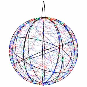 vidaXL V&aacute;nočn&iacute; &scaron;pička světla 500 LED V&iacute;cebarevn&aacute; Průměr 40 x 42 cm