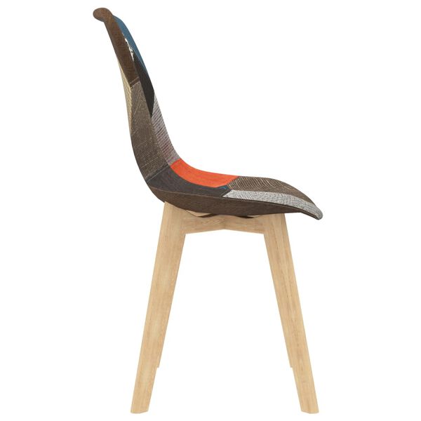 vidaXL Jídelní židle 6 ks patchwork vícebarevný textil