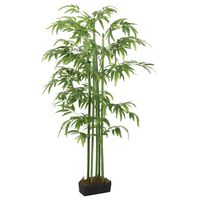 vidaXL Umělý bambus 240 listů 80 cm zelený