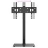 vidaXL Rohov&yacute; TV stojan 1patrov&yacute; pro 32&ndash;65 palců čern&yacute;