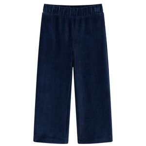 vidaXL Dětsk&eacute; man&scaron;estrov&eacute; kalhoty n&aacute;mořnicky modr&eacute; 92