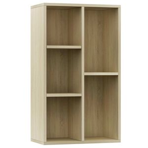 vidaXL Knihovna/př&iacute;born&iacute;k dub sonoma 50 x 25 x 80 cm kompozitn&iacute; dřevo