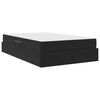 vidaXL Postel s &uacute;ložn&yacute;m prostorem a matrac&iacute; Čern&aacute; 120 x 190 cm samet