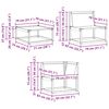 vidaXL Venkovn&iacute; pohovkov&aacute; souprava 8 pcs Přirozen&aacute; a Kr&eacute;mov&aacute;