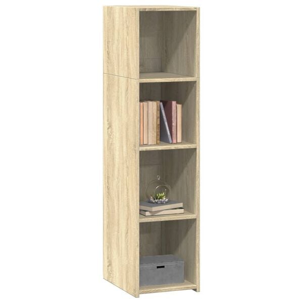 vidaXL Skř&iacute;ň highboard dub sonoma 30 x 41 x 124 cm kompozitn&iacute; dřevo