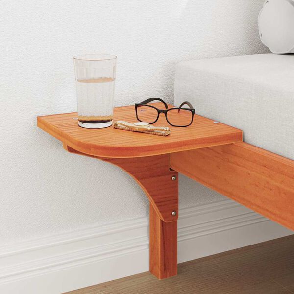 vidaXL R&aacute;m postele Voskově hněd&aacute; 100 x 200 cm Masivn&iacute; borov&eacute; dřevo