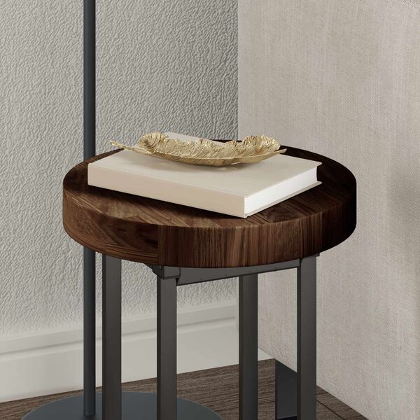 vidaXL Deska stolu Světle hněd&aacute; &Oslash; 30 x 4 cm Masivn&iacute; dubov&eacute; dřevo