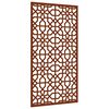 vidaXL Zahradn&iacute; n&aacute;stěnn&aacute; dekorace 105 x 55 cm corten Maursk&yacute; design