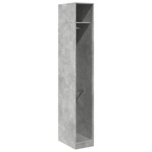 vidaXL &Scaron;atn&iacute; skř&iacute;ň betonově &scaron;ed&aacute; 30 x 50 x 200 cm kompozitn&iacute; dřevo
