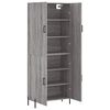 vidaXL Skř&iacute;ň highboard &scaron;ed&aacute; sonoma 69,5 x 34 x 180 cm kompozitn&iacute; dřevo