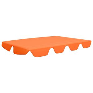 vidaXL N&aacute;hradn&iacute; stř&iacute;&scaron;ka na houpačku oranžov&aacute; 150/130 x 105/70 cm