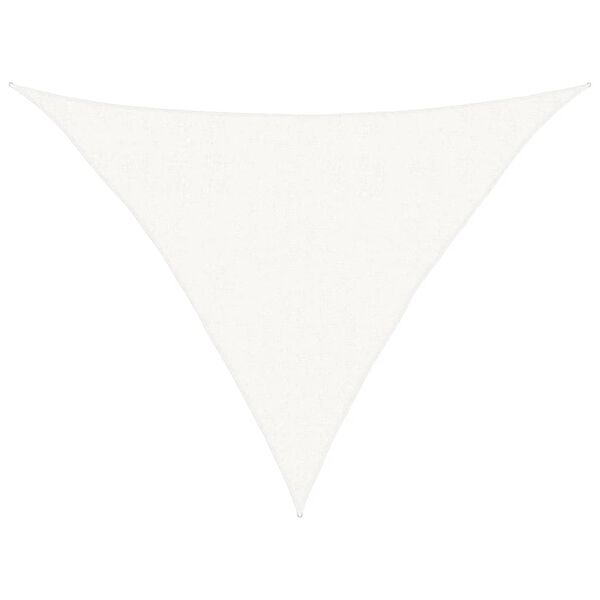 vidaXL Plachta proti slunci 160 g/m&sup2; b&iacute;l&aacute; 2,5 x 2,5 x 3,5 m HDPE