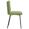 vidaXL J&iacute;deln&iacute; židle 4 ks světle zelen&eacute; samet