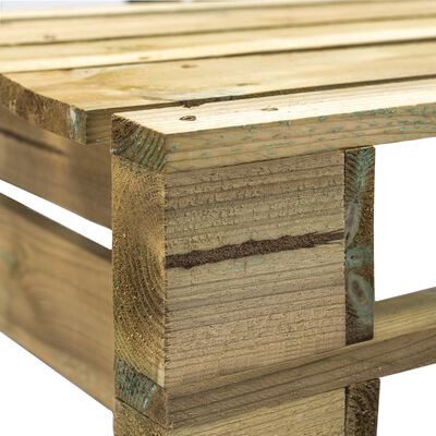 vidaXL Zahradní rohová lavice z palet dřevo