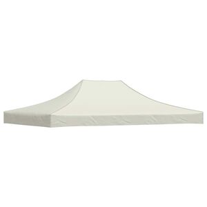 vidaXL Střecha k party stanu 4 x 3 m kr&eacute;mov&aacute; 270 g/m&sup2;