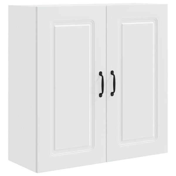 vidaXL Kuchyňsk&aacute; skř&iacute;ň Kalmar B&iacute;l&aacute; 80 x 31 x 80 cm kompozitn&iacute; dřevo