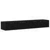 vidaXL N&aacute;stěnn&aacute; skř&iacute;ň N&aacute;stěnn&aacute; mont&aacute;ž 2 pcs Čern&yacute; dub 68 x 30 x 20 cm