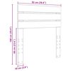 vidaXL Čelo postele s čelo Sonoma dub 90 cm Kompozitní dřevo