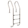 vidaXL Baz&eacute;nov&eacute; schůdky 3 stupně nerezov&aacute; ocel 304 120 cm