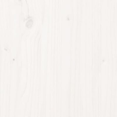 vidaXL Stojan na dřevo bílé 33,5 x 30 x 110 cm masivní borovice