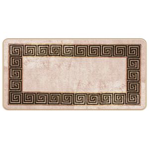 vidaXL Běhoun MARSA Čern&yacute; 50 x 100 cm Polyester a PVC
