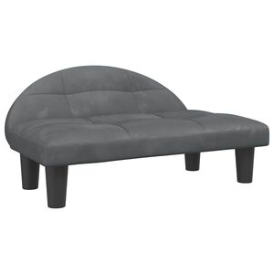 vidaXL Pel&iacute;&scaron;ek pro psy tmavě &scaron;ed&yacute; 70 x 52 x 30 cm samet