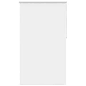 vidaXL Roleta zatemňovac&iacute; b&iacute;l&aacute; 125x210cm &scaron;&iacute;řka l&aacute;tky 121,6cm polyester