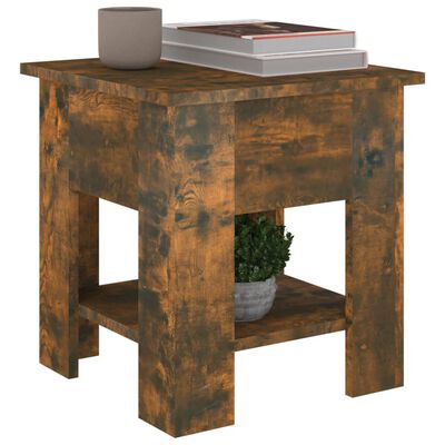 vidaXL Konferenční stolek kouřový dub 40 x 40 x 42 cm kompozitní dřevo