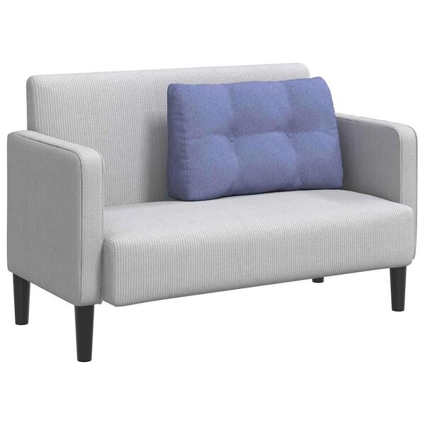 vidaXL Pol&scaron;t&aacute;ř na z&aacute;da Modr&aacute; dž&iacute;novina 80 x 24 x 50 cm textil