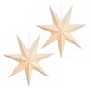 vidaXL V&aacute;nočn&iacute; osvětlen&iacute; RAAHE 2 ks 10 LED Tepl&aacute; b&iacute;l&aacute; 45 x 6 x 45 cm