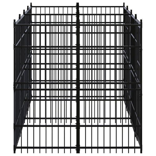 vidaXL Venkovn&iacute; ps&iacute; kotec ocel 11,06 m&sup2;