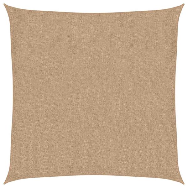 vidaXL St&iacute;n&iacute;c&iacute; plachta 160 g/m&sup2; taupe 7 x 7 m HDPE