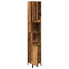 vidaXL Koupelnová skříňka old wood 30 x 30 x 190 cm kompozitní dřevo