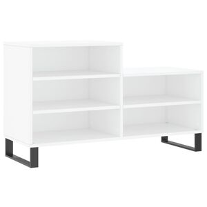 vidaXL Botn&iacute;k b&iacute;l&yacute; 102x36x60 cm kompozitn&iacute; dřevo