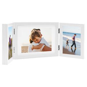 vidaXL Tř&iacute;d&iacute;ln&yacute; fotor&aacute;meček b&iacute;l&yacute; 22 x 15 cm + 2 x (10 x 15 cm)