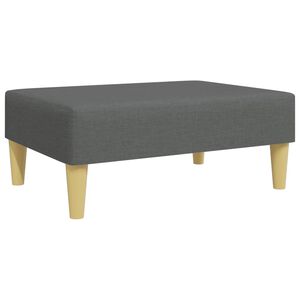 vidaXL Podnožka tmavě &scaron;ed&aacute; 77 x 55 x 31 cm textil