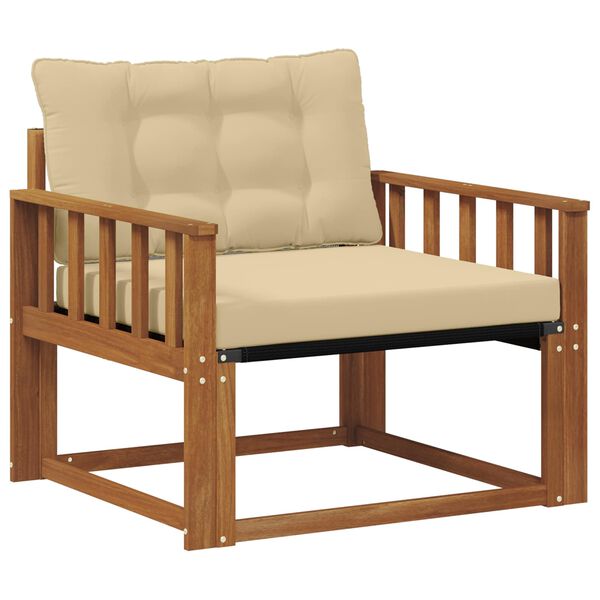 vidaXL Venkovn&iacute; pohovkov&aacute; souprava Masivn&iacute; ak&aacute;ciov&eacute; dřevo a Textilene