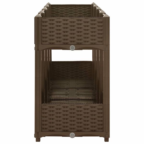 vidaXL Vyvýšený záhon 160 x 40 x 71 cm polypropylen