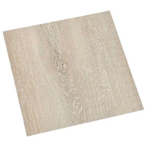 vidaXL Samolepic&iacute; podlahov&aacute; prkna Hněd&aacute; a b&eacute;žov&aacute; 30,5 x 30,5 cm 20 ks